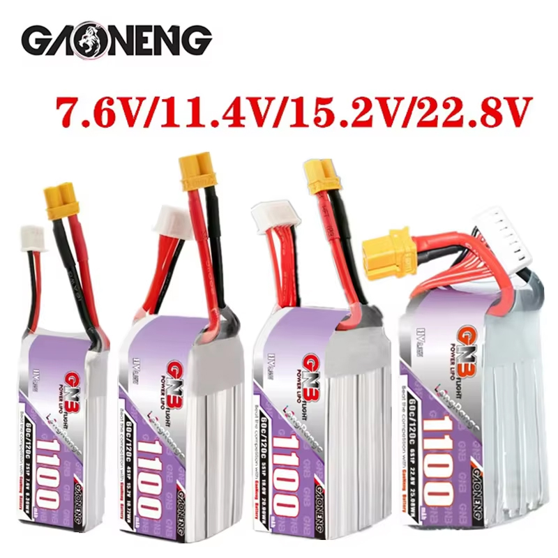 Drone Battery Lipo - Gbn 1100mah 2S 3S 4S 6S