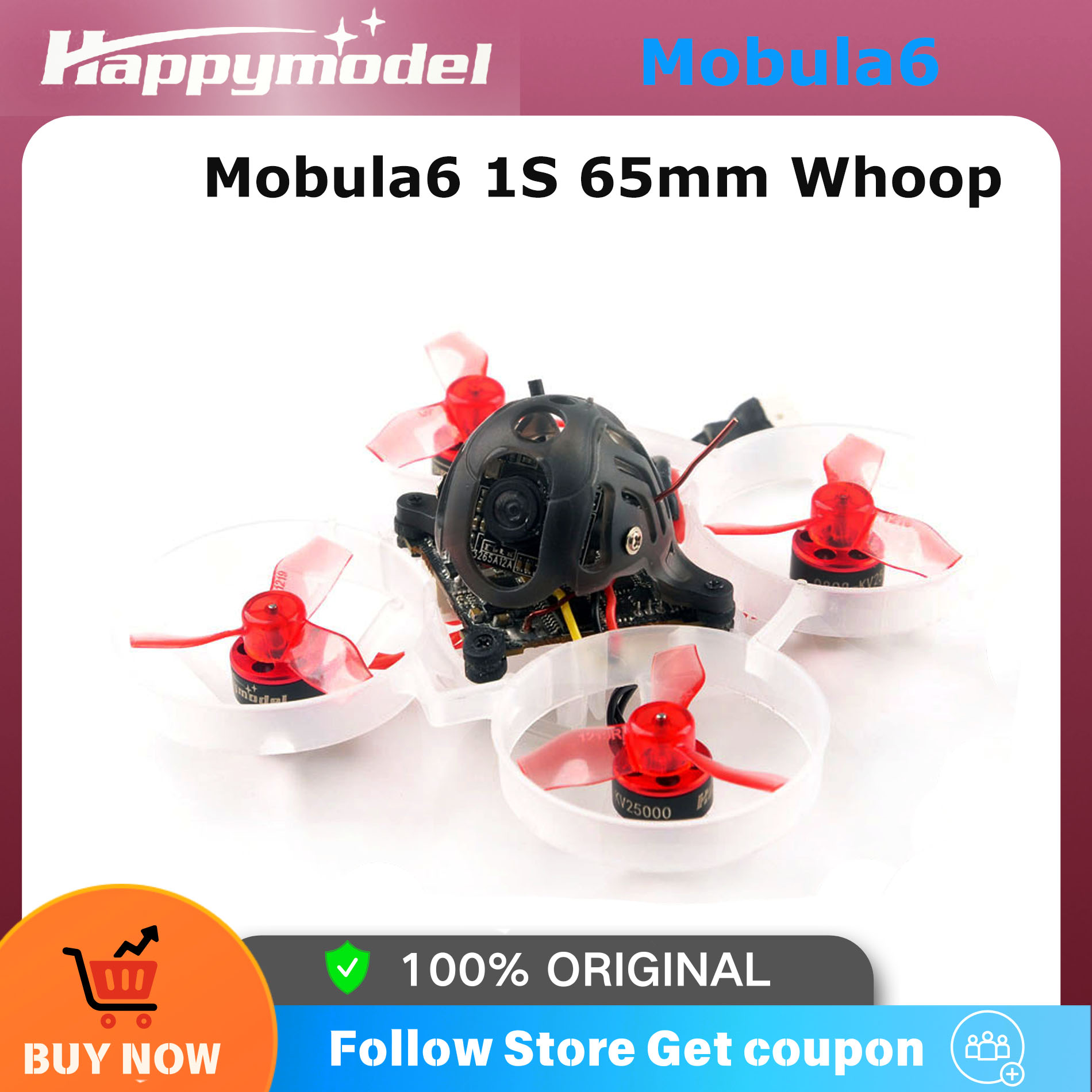 Drone Battery Box - HappyModel Brushless FPV Tinywhoop Drone, Mobula6