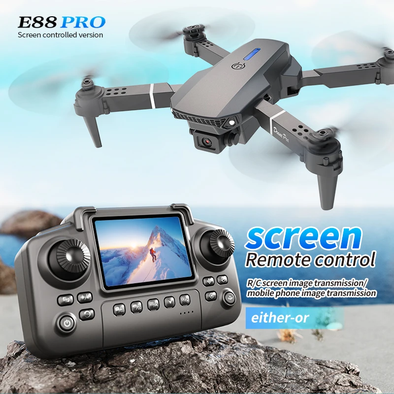 Drone Profissional E88 PRO com - Drone Battery Case avaliação e preço