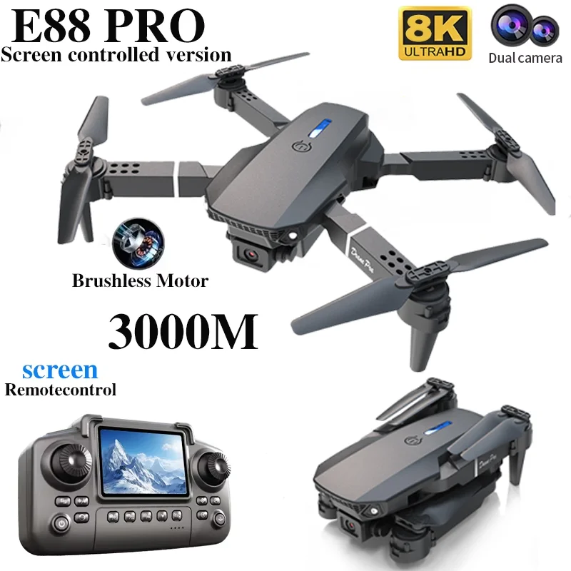 Drone Profissional E88 PRO com - Drone Battery Case avaliação e preço