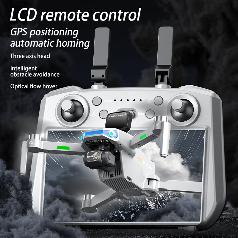 Ae3 pro max novo lcd sc gps dr - Drone Battery Box avaliação e preço