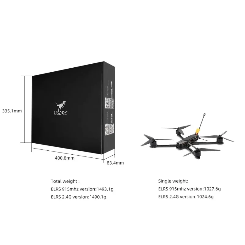 Drone FPV de Longo Alcance HGL - Drone Battery Box avaliação e preço