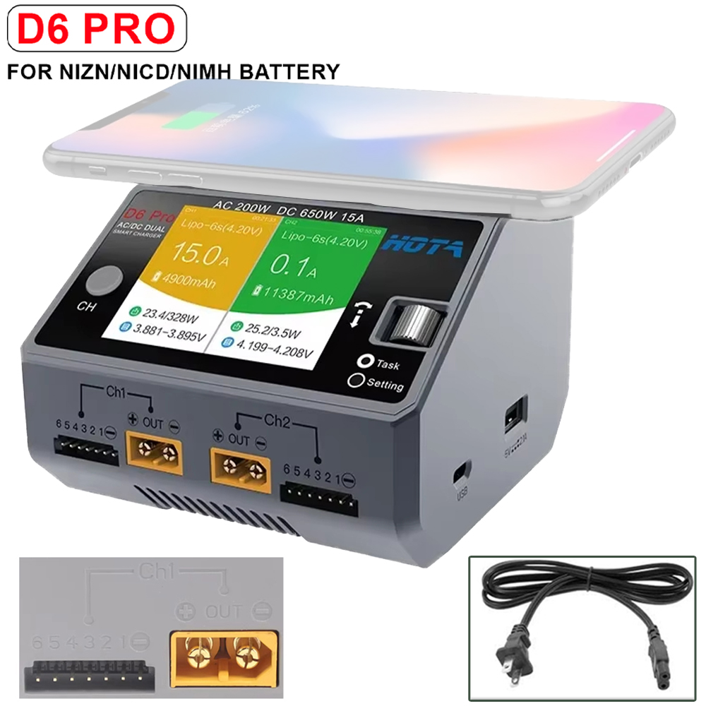 Novo hota d6 pro cinza ac 200w - Drone Battery Smart avaliação e preço