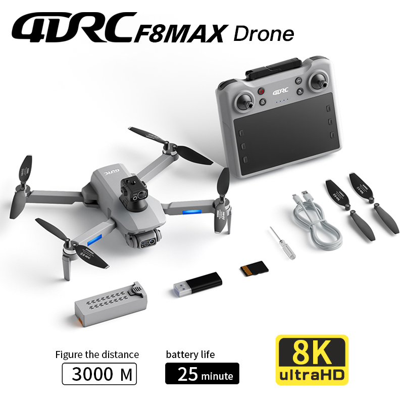 F8 max gps drone profissional  - Drone Battery Box avaliação e preço