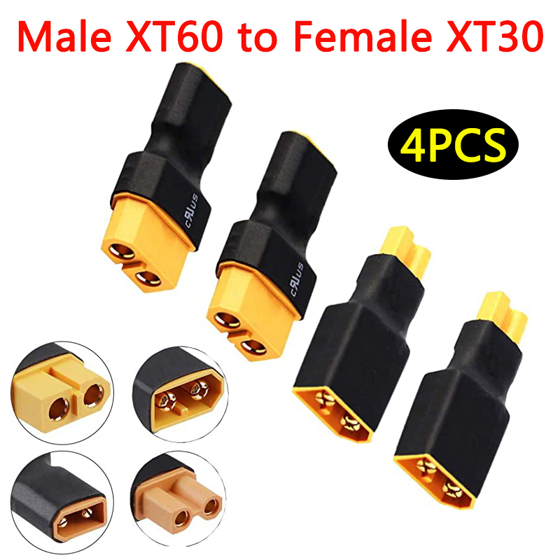 4 pçs xt60 para xt30 plug fême - Drone Battery Balance Charger avaliação e preço
