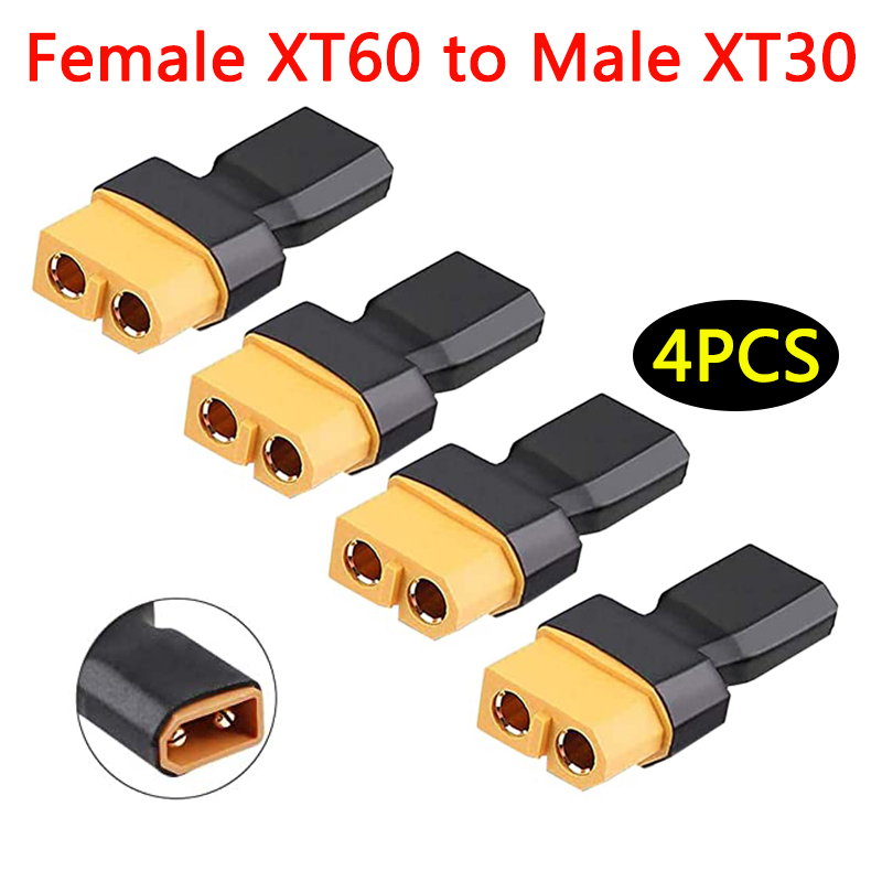 4 pçs xt60 para xt30 plug fême - Drone Battery Balance Charger avaliação e preço