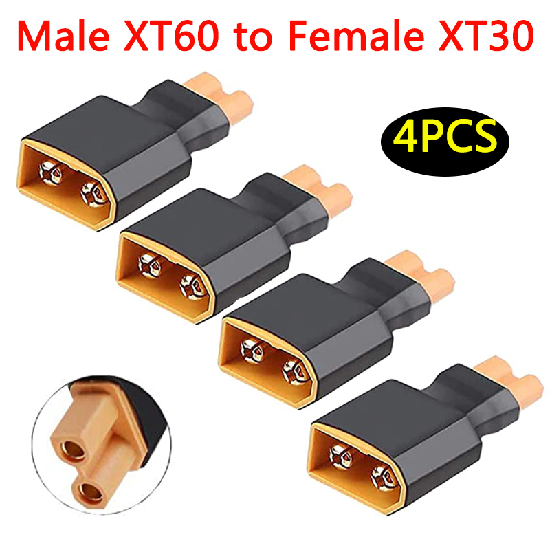 4 pçs xt60 para xt30 plug fême - Drone Battery Balance Charger avaliação e preço